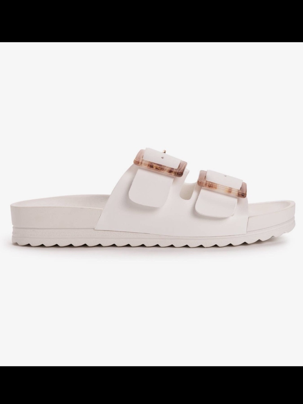 MUK LUKS Women's Grand Cayman Sandal, White, 9